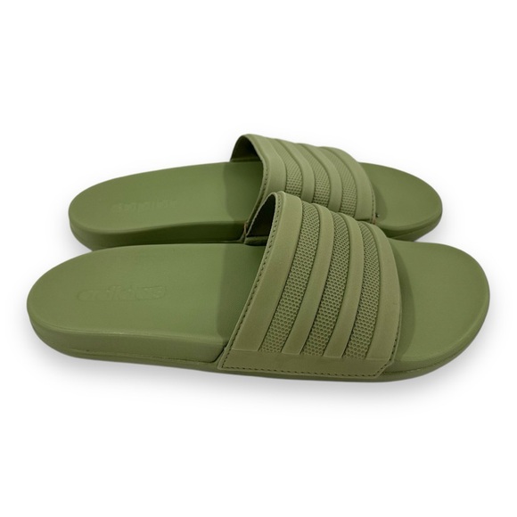 Adidas ADILETTE COMFORT SLIDES Color Tent green Size 10 men 11 wom new with box - Picture 7 of 8